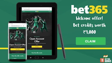 Image showing Bet365 bonus offer