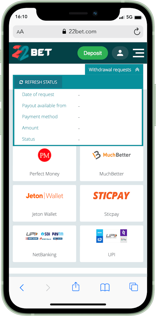 22bet bonus withdrawal