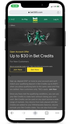 Bet365 Bonus Offer