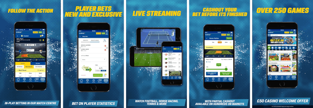 Coral Sportsbook on Mobile