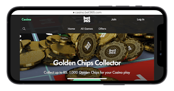 Screenshot showing Bet365 casino deal