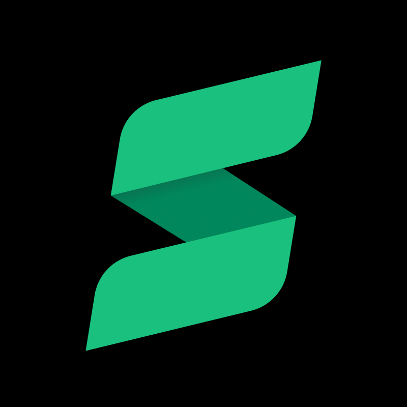 Sporttrade icon on black