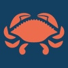 Crab sports square logo