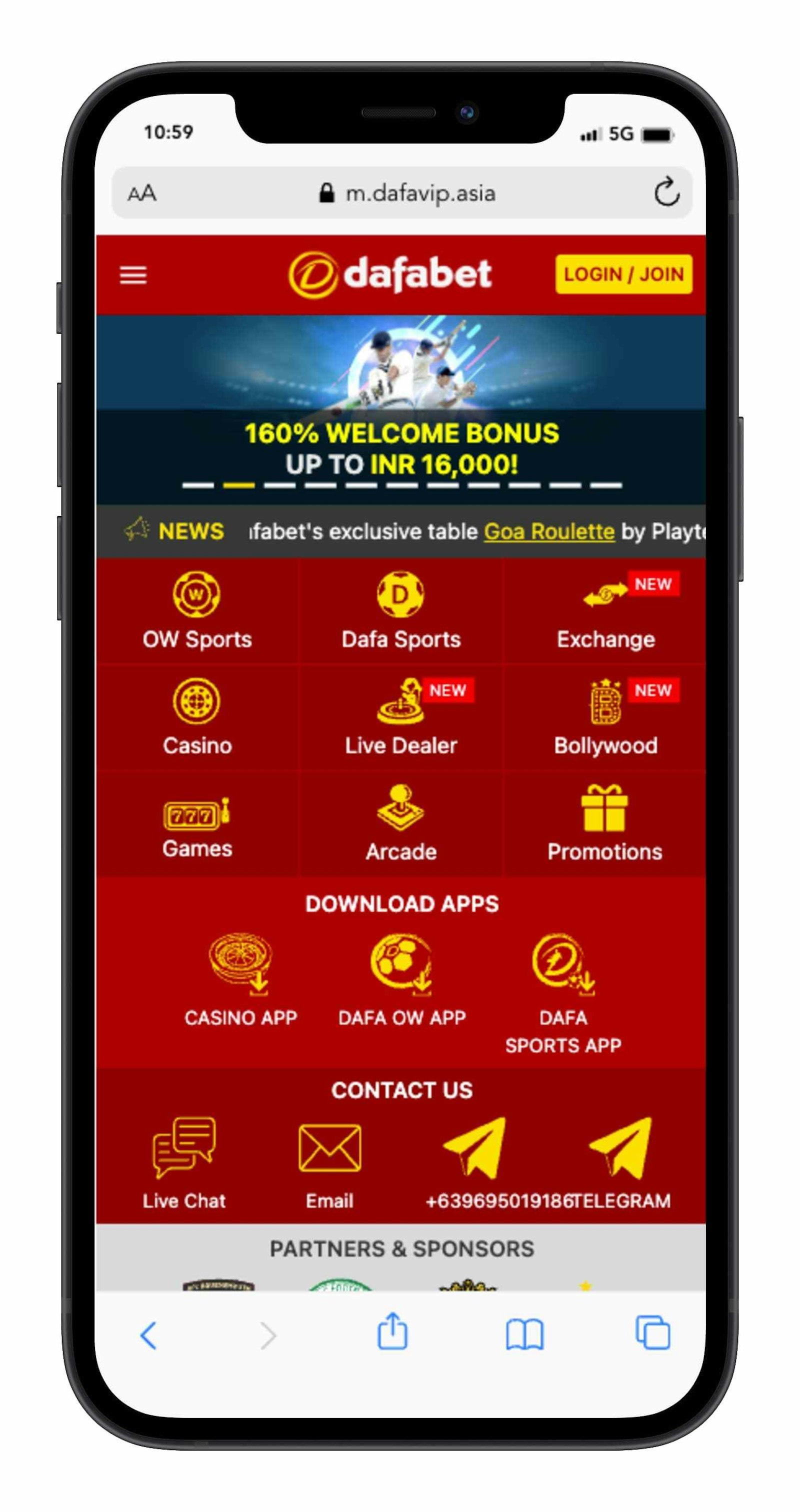 Dafabet welcome bonus