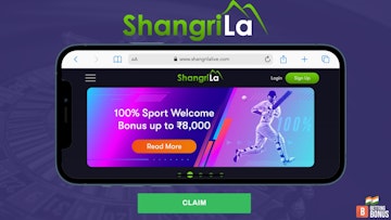 Image showing claim button for Shangri La Live Bonus