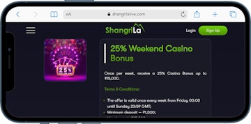 Mock up with Shangri La Reload bonus